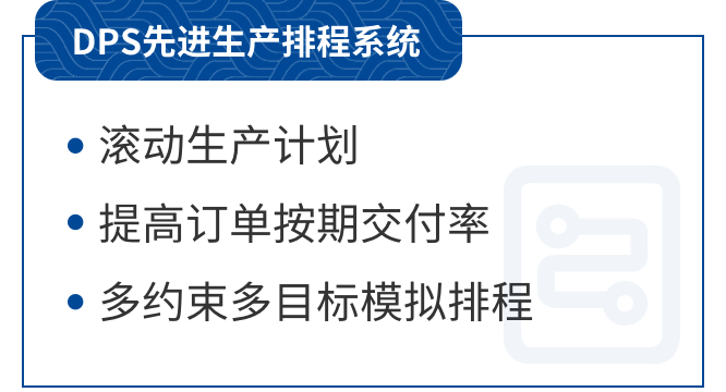 智能工厂APS计划排程系统 
